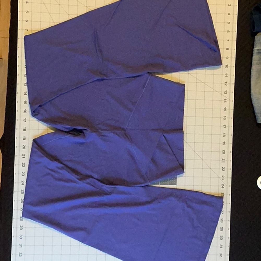 High waisted flared leggings